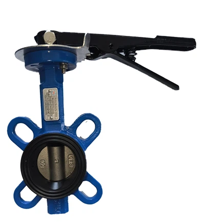 Válvula de mariposa de hierro dúctil tipo wafer