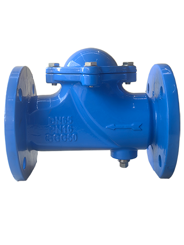 Válvula de retención de bola con brida