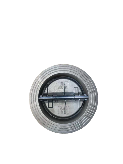 Válvula de retención de doble disco de acero inoxidable